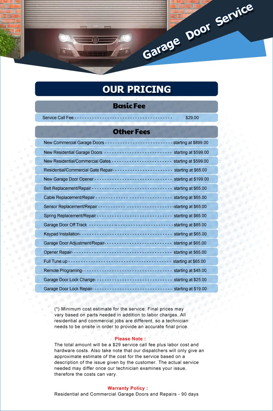 Eagle Garage Door Service North Miami, FL 786-353-1358